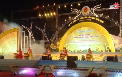 Cho thuê sân khấu tại Trà Vinh, màn hình LED, Nhà bạt