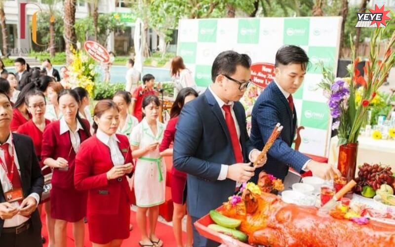 Tổ chức hội thảo Tây Ninh Tổ chức lễ cúng khai trương đầu năm (1)
